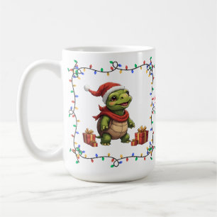 Mooie Turtle Kerstmug Koffiemok