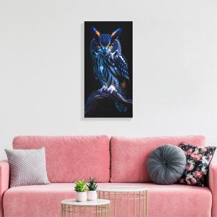 Mooie Uil Canvas Afdruk