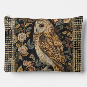 Mooie Uil in de Bloementuin ,Goud Geruit , Etui