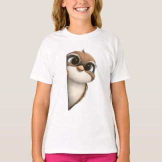 Mooie Uil Kinder T-Shirt – Schattig Bosvogel Ontwe
