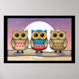 Mooie Uil Poster