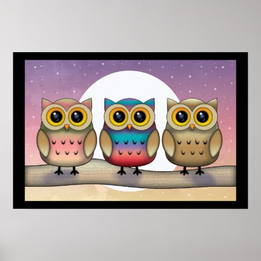 Mooie Uil Poster (Voorkant)