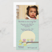 Mooie Uilen Meisjes Verjaardagsfeestje Premium Uit (Voorkant / Achterkant)