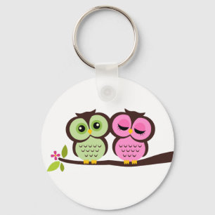 Mooie Uilen Sleutelhanger