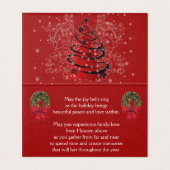 Mooie uitdrukkingen - kerst Kaarten (Binnenkant ongevouwen)