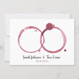 Mooie uitnodiging tot weduwschap met gordijnen