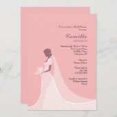 Mooie uitnodiging voor een bride (Voorkant / Achterkant)