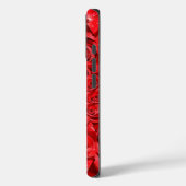 Mooie uitstekende rode roos caleidoscoop Case-Mate iPhone case (Achterkant / Links)