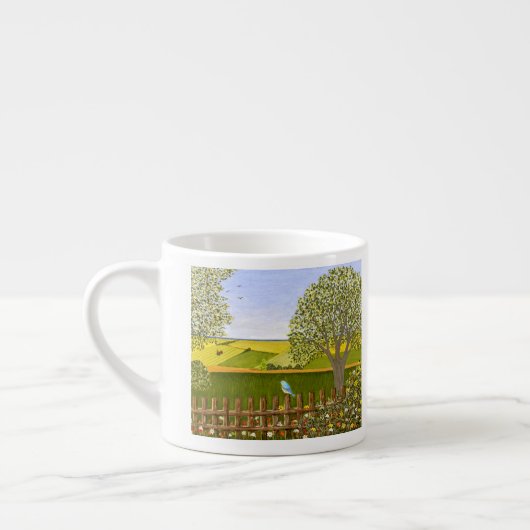 Mooie Uitzicht Espresso Kop (Links)
