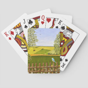 Mooie uitzicht pokerkaarten