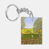 Mooie Uitzicht Sleutelhanger (Voorkant Links)