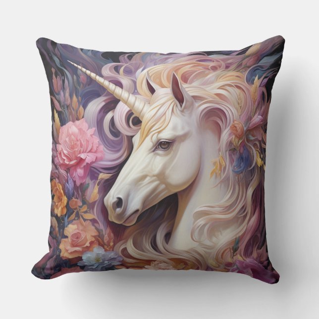 Mooie Unicorn Kussen (Voorkant)
