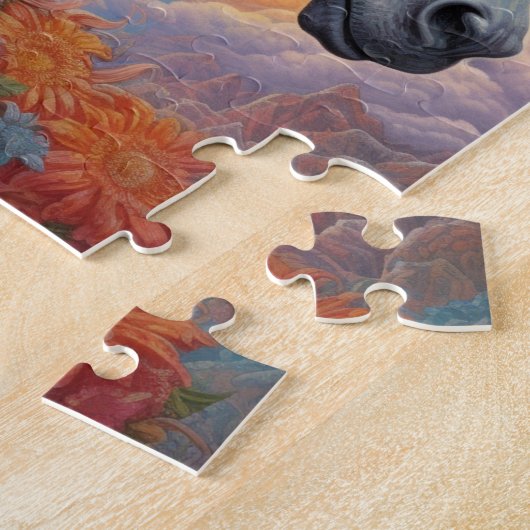 Mooie Unicorn Legpuzzel (Zijkant)