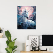 Mooie Unicorn Poster (Thuiskantoor)