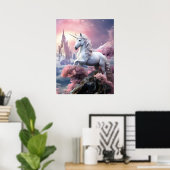 Mooie Unicorn Poster (Thuiskantoor)