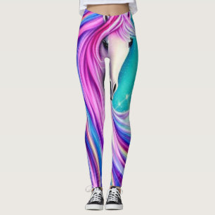 Mooie Unicorns volledig stromende grafische kaart Leggings