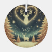 Mooie vader kerstversiering, personaliseren naam glas ornament (Achterkant)