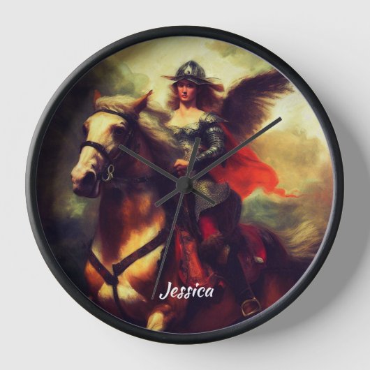 Mooie Valkyrie te paard (Voorkant)