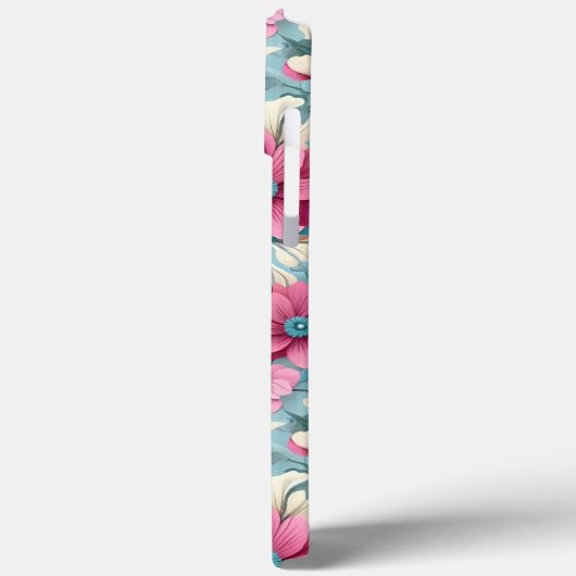 Mooie Vector Bloemen Naadloos Patroon Case-Mate iPhone Case (Achterkant / Links)