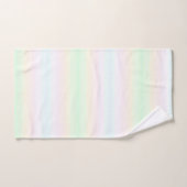 Mooie, veelkleurige pastelleshals bad handdoek (Handdoek)