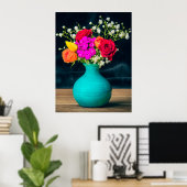 Mooie ventilatorinstallatie nog steeds poster (Thuiskantoor)