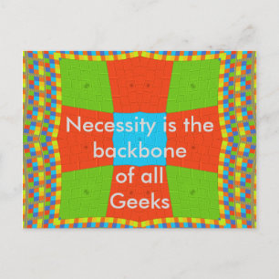 Mooie verbazingwekkende Europese kleurrijke etnisc Briefkaart