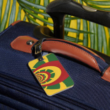Mooie Verbazingwekkende Rasta Kleuren Kunstprint