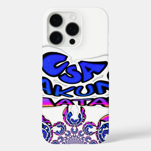 Mooie Verbazingwekkende USA Fun Text Art Pattern D Case-Mate iPhone Case (Achterkant)