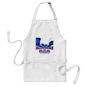 Mooie Verbazingwekkende USA Fun Text Art Pattern D Standaard Schort