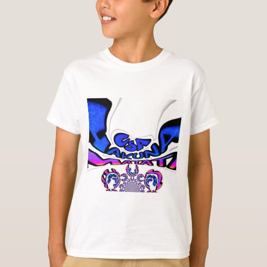 Mooie Verbazingwekkende USA Fun Text Art Pattern D T-shirt (Voorkant)