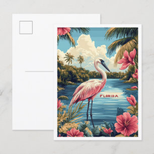 Mooie Verenigde Staten  Illustratie Reizen Briefkaart