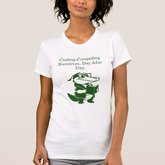 Mooie Verhalen Schrijvende Ontwerper T-shirt (Voorkant)