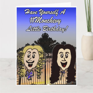 Mooie Versailles Cartoon Verjaardagskaart Kaart