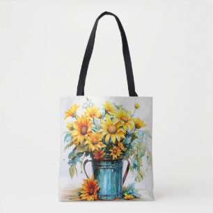 Mooie verse bloemen draagtas