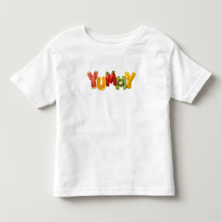 Mooie verse fruit leuke typografie peuter T-shirt