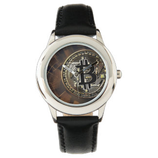 Mooie verzamelaars Bitcoin Watch Horloge