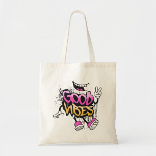 Mooie Vibes Graffiti Tote Bag