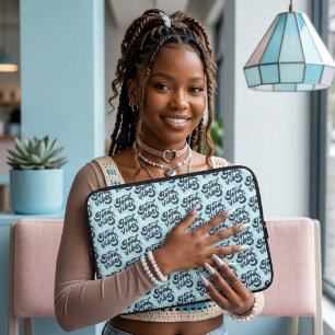 Mooie Vibes Laptophoes Laptop Sleeve