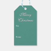 Mooie Victoriaans kerst Cadeaulabel (Achterkant)