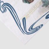 Mooie Victoriaans Mode voor dames ontkoppeling Tissuepapier (Detail)