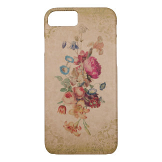 Mooie Victoriaanse antieke roos bloemige telefoonh iPhone 8/7 Hoesje