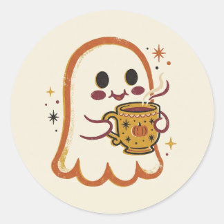 Mooie Vintage Geest Sticker