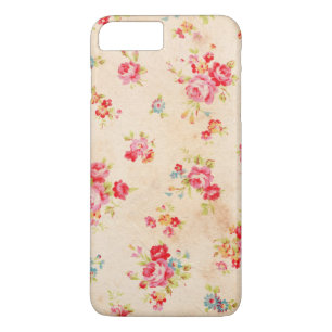 Mooie vintage rozen en andere bloemen 	iPhone 8 plus / 7 plus hoesje