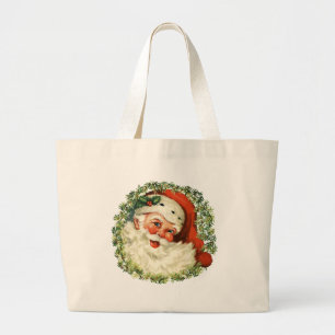 Mooie vintage Sinterklaas Grote Tote Bag