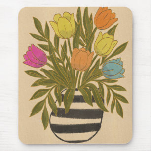 Mooie Vintage Tulpen Muismat