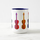 mooie violen Combo Mok, 15 oz Mok (Midden)