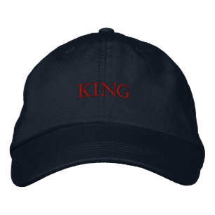 Mooie Visor Geborduurde-Hoofdletter Trucker KONING Geborduurde Pet