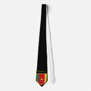 Mooie vlag Kameroen Stropdas