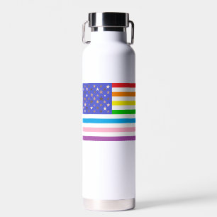 Mooie vlag van de VS Waterfles