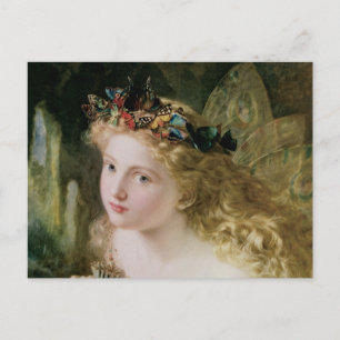 Mooie vliegende Butterflies van Sophie Anderson Briefkaart
